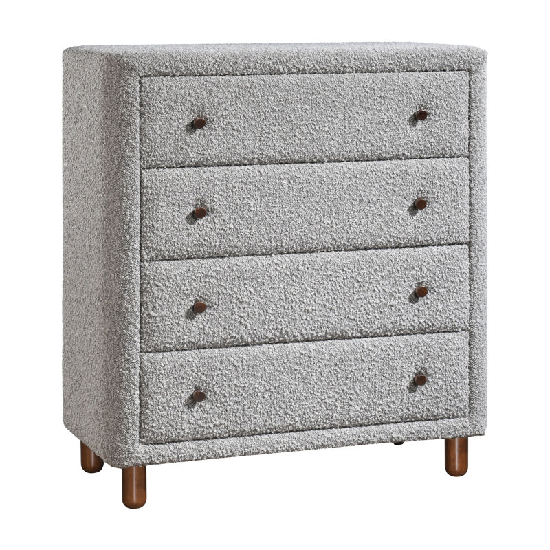 Chest, Gray Boucle