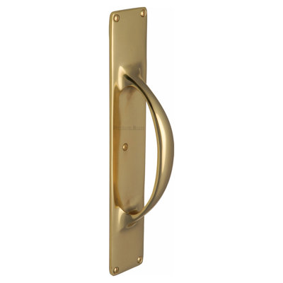Heritage Brass Heritage Door Pull Handle on Plate