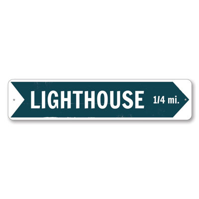 Lighthouse Custom Aluminum Sign