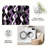 Purple Black Wavy Stripe carpet-easy to clean, machine-washable, soft and comfortable; suitable for door mats, kitchens, living rooms, bedrooms, corridors, and laundry areas. Easy to clean, durable carpet for home decoration.-341919388