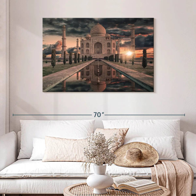 Taj Mahal à couper le souffle Adella, H 30 po x l 45 po