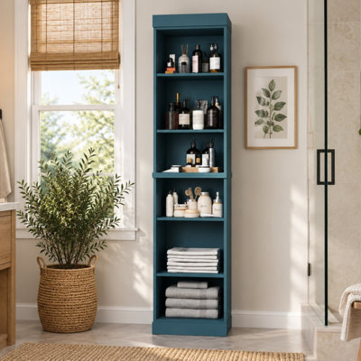 Armoire de rangement 100% en bois massif Palace Imports, tablettes réglables, hauteur 71,5 po