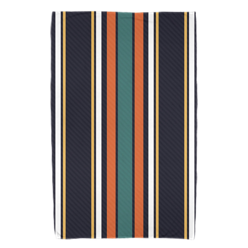Serviette de plage Clairemarie, Bleu marine