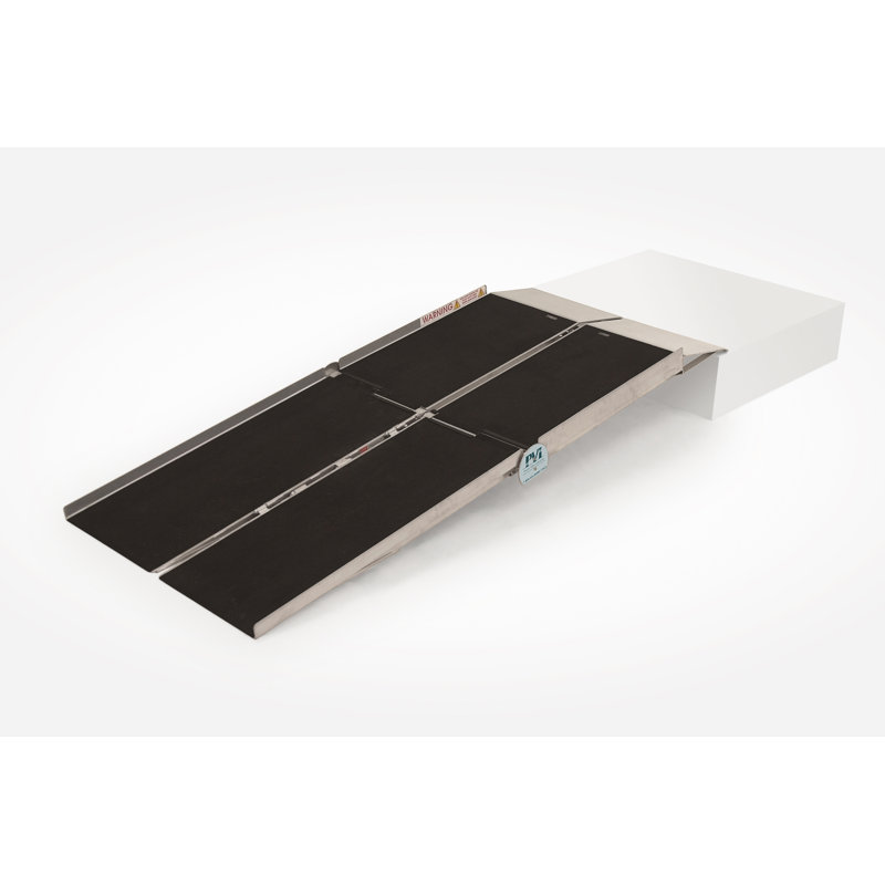 Prairie View Industries Metal Foldable Van Ramp, 8' L