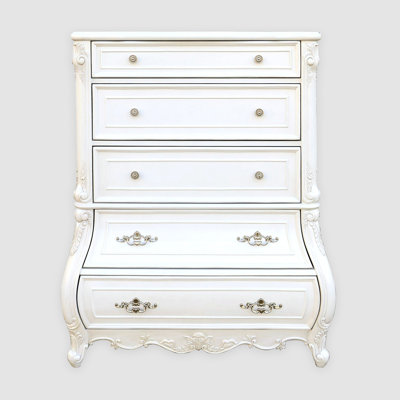 Commode traditionnelle Valentini, blanc