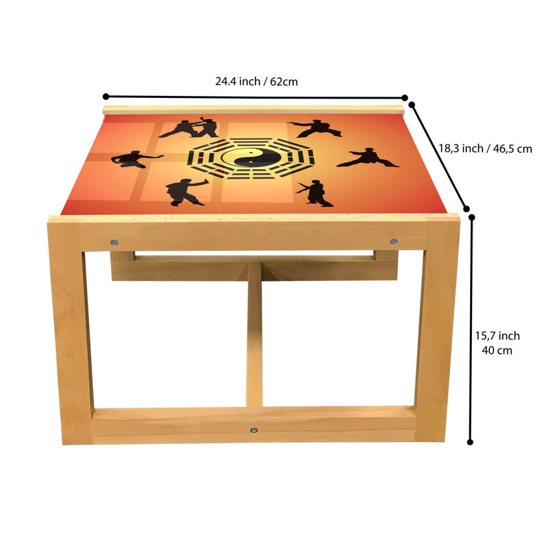Inetta Sled Coffee Table, 62cm H x 46cm W x 40cm D