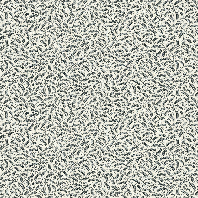 French Country 8.23m x 68cm Matte Finish Wallpaper Roll, Black