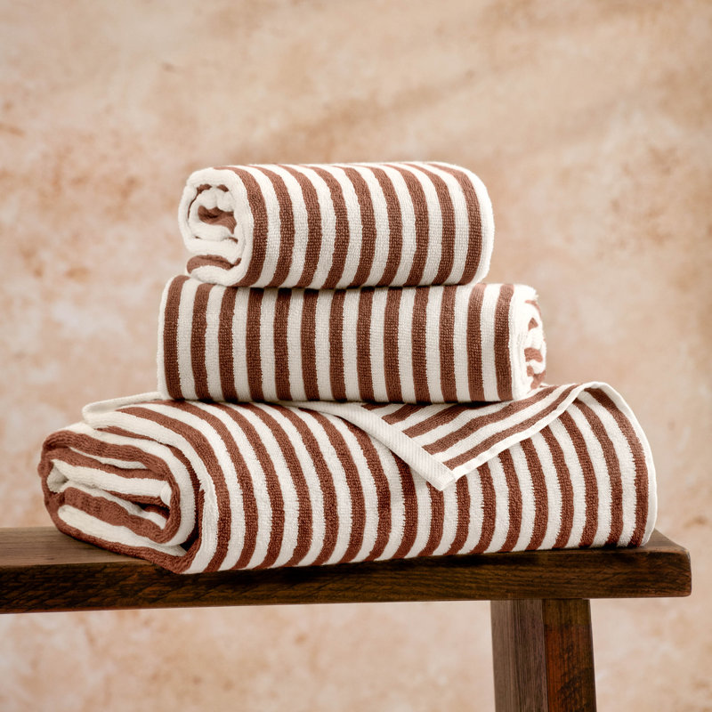Hebden Bath Towel, Orange