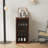 35.43" Tall Bar Cabinet,Coffee Bar& Sideboard Buffet Cabinet With  Storage Shelves