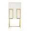 Chaise d'appoint Bilboro en blanc