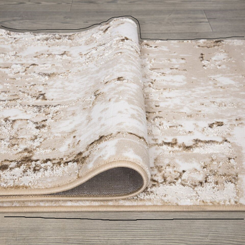 Lievin Abstract Area Rug, Runner 60 x 220cm