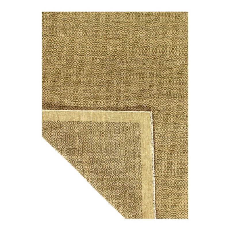 Tapis unique ivoire 5 pi x 7 pi One-of-a-Kind