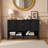 Rivelle Modern Storage Sideboard with 4 Doors and Adjustable Shelves-120347438
