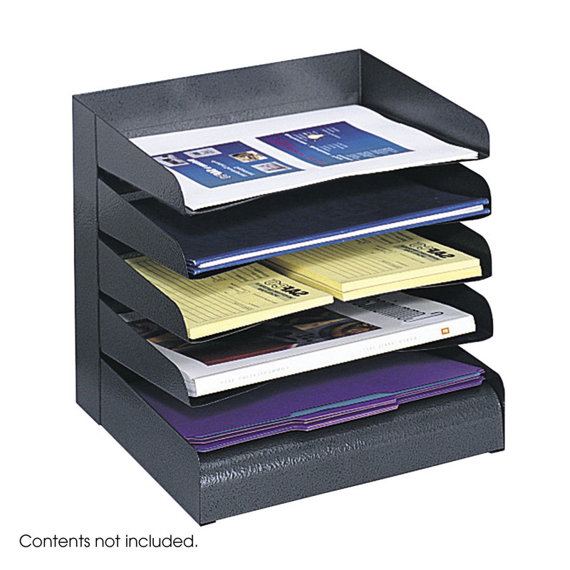Five Tier Steel Desk Tray