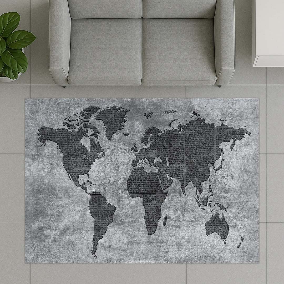 Washable living room rug