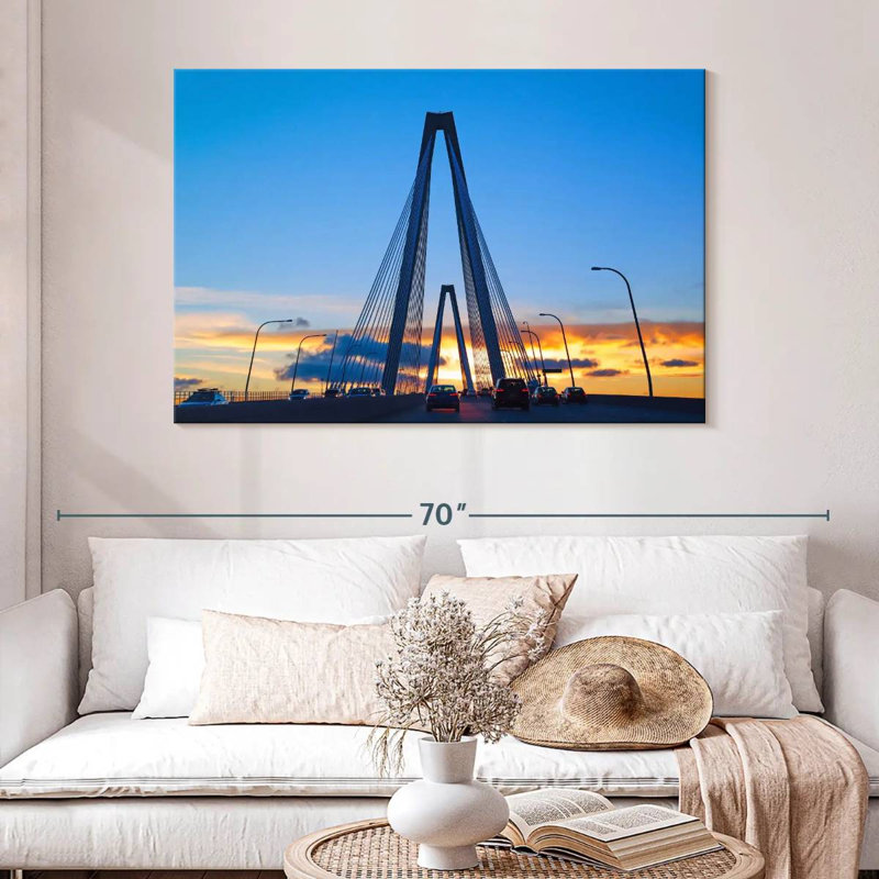 Lilie Cooper River Bridge, 32" H x 48" W