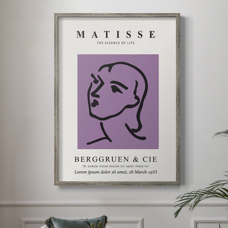 Matisse CVIII Framed Print Framed Print - Solid Wood, 15" H x 12" W