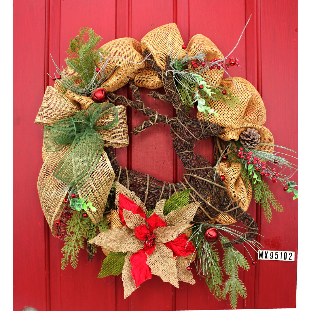 Faux Mixed Assortment Silk 24'' Wreath The Holiday Aisle®