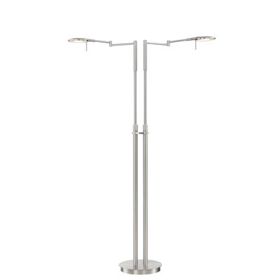 Lampe sur pied à bras articulé à DEL 54 po Millsap