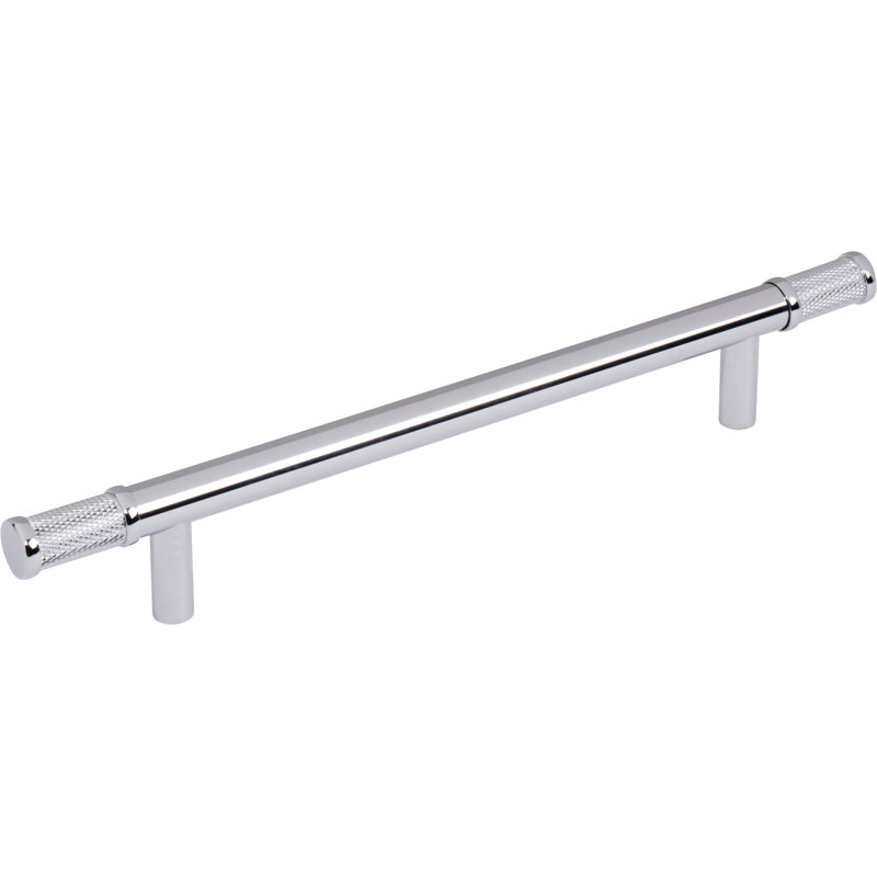 Burnham Bar Pull, 6 5/16" Center To Center, Polished Chrome