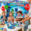 Décorations de fête d'anniversaire PJ Masks, ensemble de 98 articles de fête et accessoires de table PJ Masks