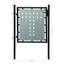 Crabtree Metal Door Fence Garden Mesh Gate with Lock Patio Fencing Terrace-87948107
