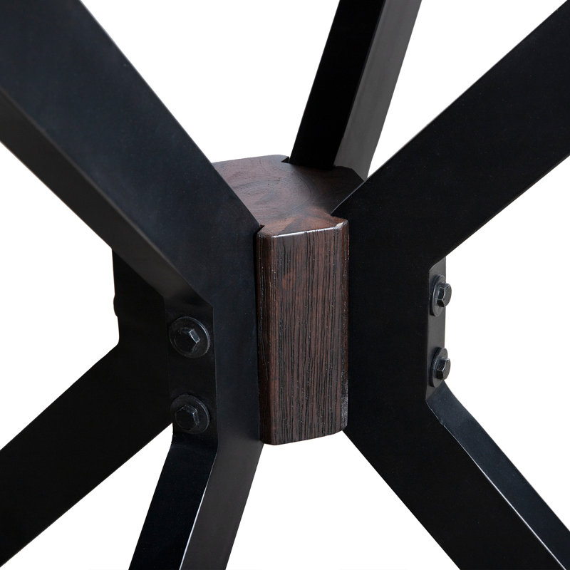 Solid Wood Top End Table