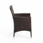Chaises de salle à manger en osier PE 2 pièces Clémentine Multibrown