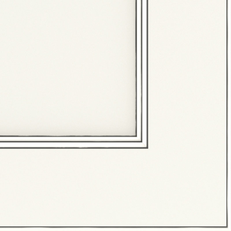 Dwelling Prestwick Door Sample, White w/Onyx Glaze, Maple