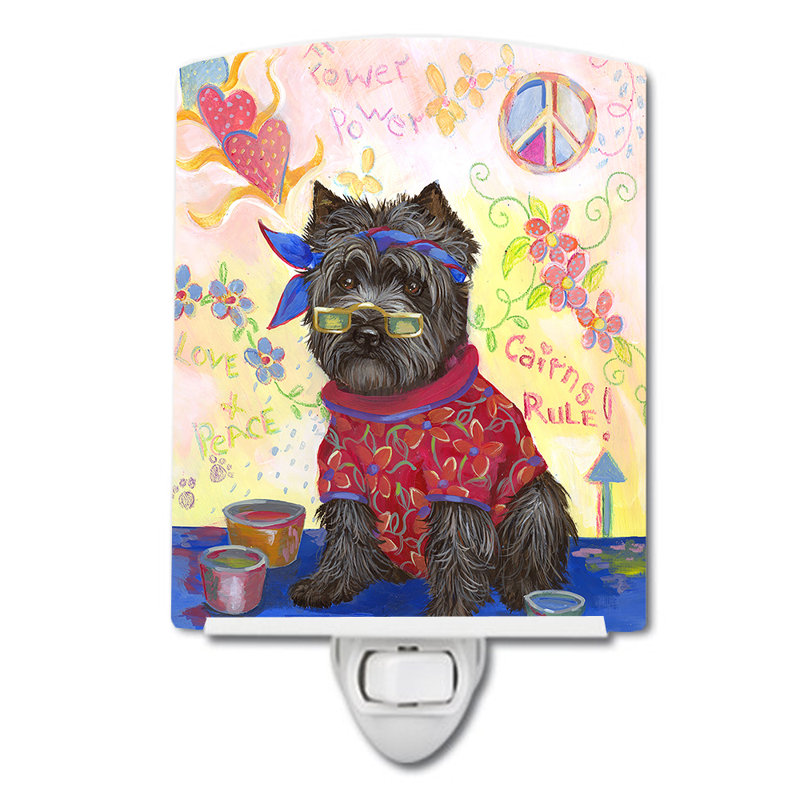 Veilleuse Westie, Cairn terrier hippie