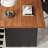 Retro Durable Boxwood Rectangular Writing Desk-384784144