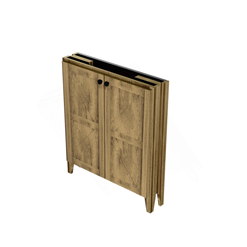 Armoire de salle de bain pliante 30 po sans lavabo, Gris délavé