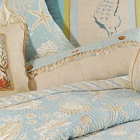 Coussin en coton Natural Shells