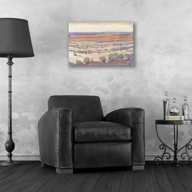 «High Desert Pastels I» par Tim O'Toole, art mural en verre acrylique, H 16 po x l 24 po x P 0,2 po