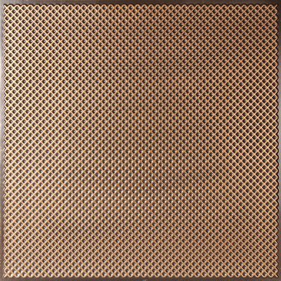 Kingsbridge 23.75 in. L x 23.75 in. W Metallic and Textured Vinyl Drop-In Ceiling Tile and Glue Up Ceiling Tile Ceiling Tile In