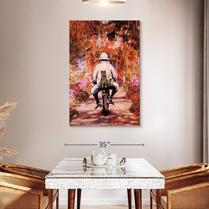 Leisha Monet Cat, 48" H x 32" W
