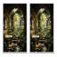 «Bathroom Natures Retreat», 2 pièces sur toile-108611593-108611595