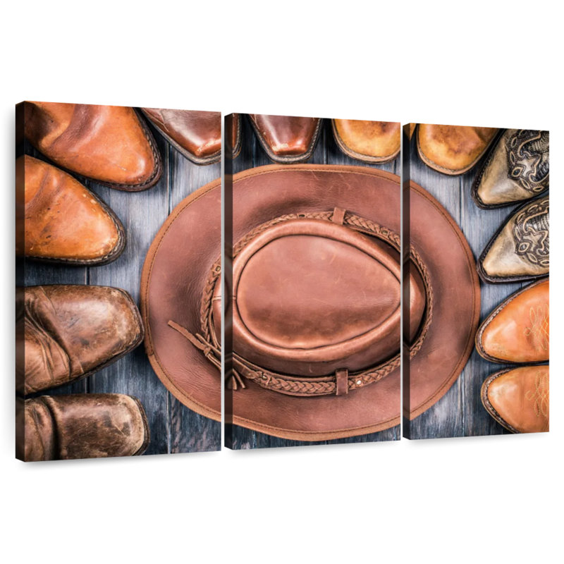 Bottes et chapeau de cowboy Lelar, H 24 po x l 38 po