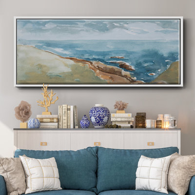Cliffs of Sonoma- Framed Canvas