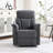 32.7'' Wide Modern and Soft Upholstered Manual Recliner (Set of 2)-594332637