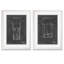 «Barware Blueprint I» par Antonyus Bunjamin (Abe) - ensemble de 2 reproductions d'art encadrées-921232699-921232696-859345216