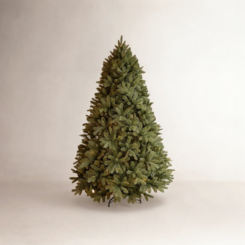 Arbre de Noël réaliste 7 pi avec 2518 pointes PE + PVC - feuillage luxuriant pour la décoration des Fêtes (lumières non incluses)