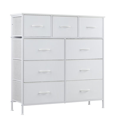 Grande commode de rangement en tissu