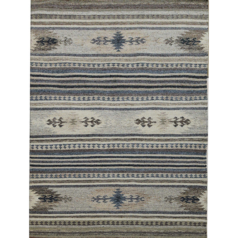 Southwestern Wool Area Rug, Rectangle 120 x 180cm