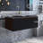 Modern Wall Mounted Striped Bathroom Vanity With Sink And Soft-Close Drawer-1120624480