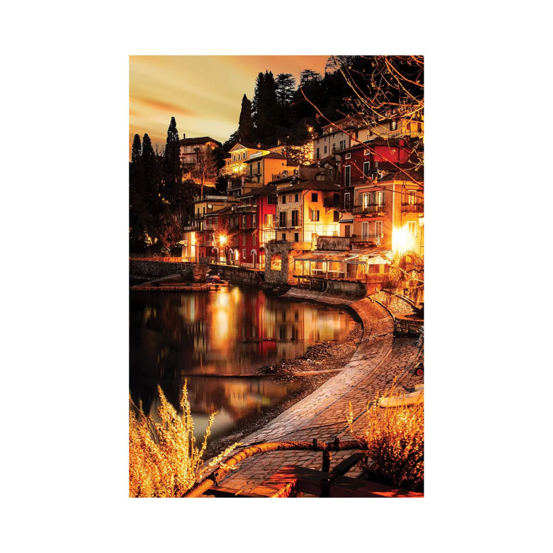 Varenna Lunga Esposizione by Enzo Romano - Wrapped Canvas Gallery-Wrapped Canvas Giclée, 101.6 cm H x 66.04 cm W x 3.175 cm D