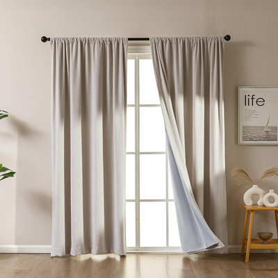  Blackout Magnetic Curtains(Set of 2)