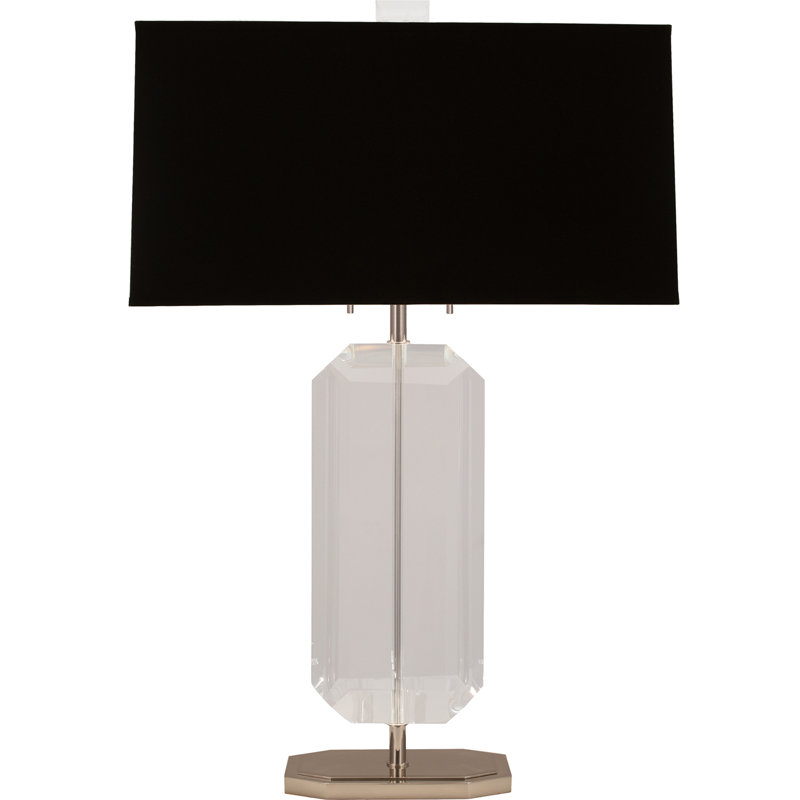 Jacqueline Table Lamp, Paper, Satin Black