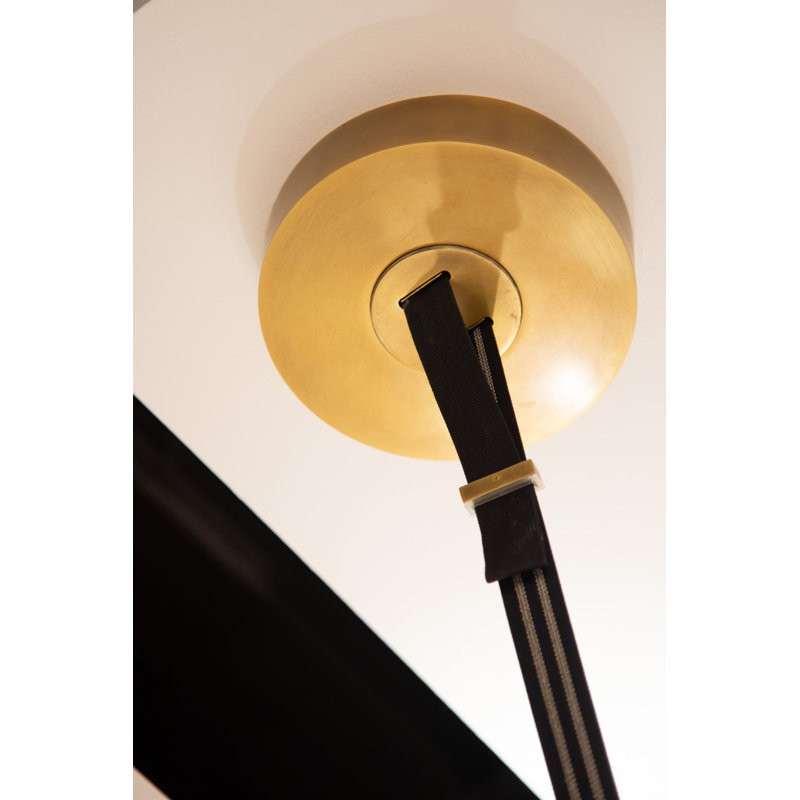 Mason 4 - Light LED Pendant, Vintage Brass