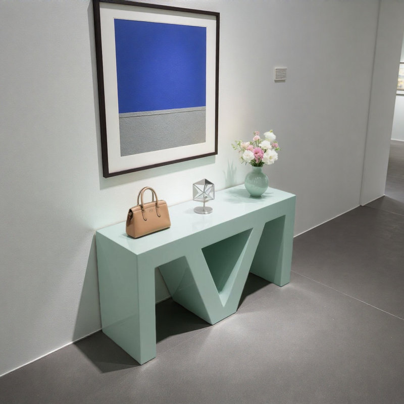 Table de présentation créative pour magasin de vêtements, H 29,53 po x l 47,24 po x P 15,75 po